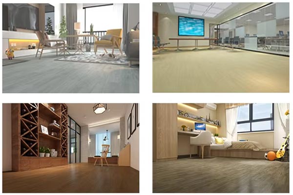SPC flooring in a residential kitchen