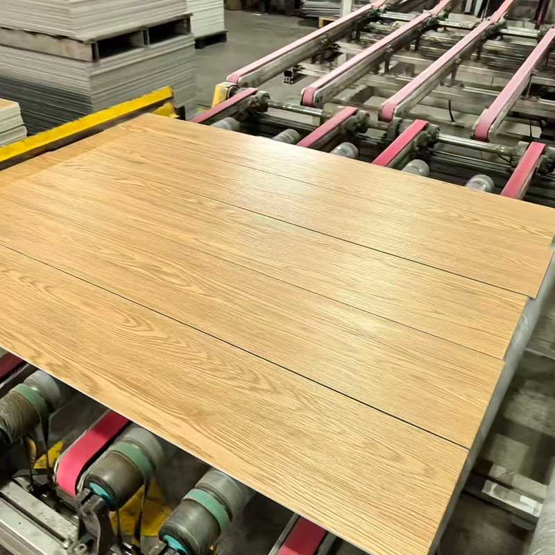 High Gloss Click Lock SPC Flooring installed in interior