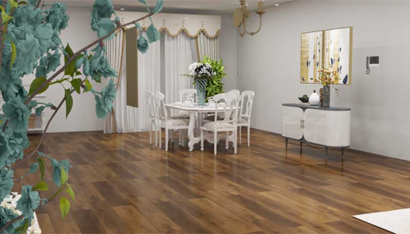 UV Coated Premium SPC Flooring layer structure
