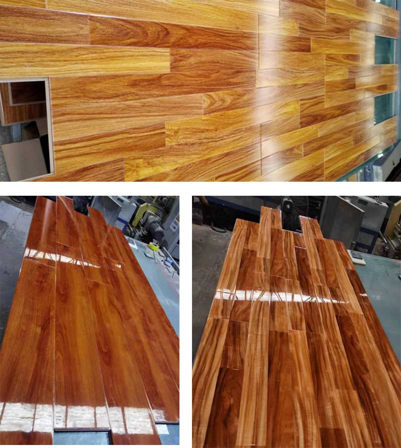 Piano Lacquer Laminate Flooring installed interior view