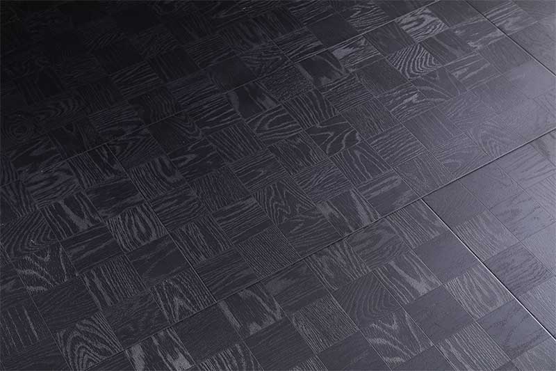 Black Oak Square Laminate Flooring surface grain detail