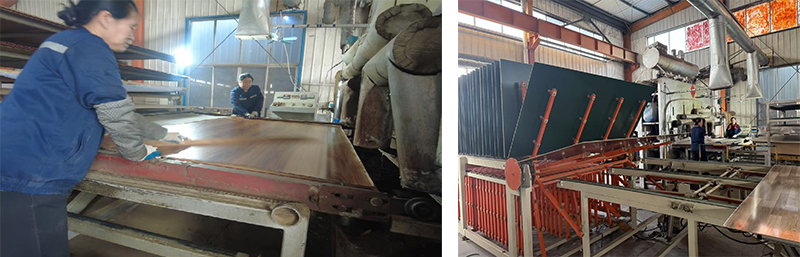 MINGZUN laminate flooring factory production line in Dongying Shandong