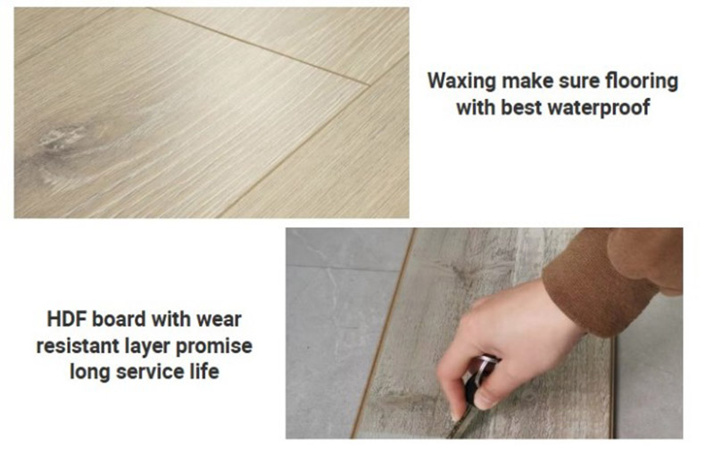 3.5-8mm Glossy SPC Flooring pallet packaging for export