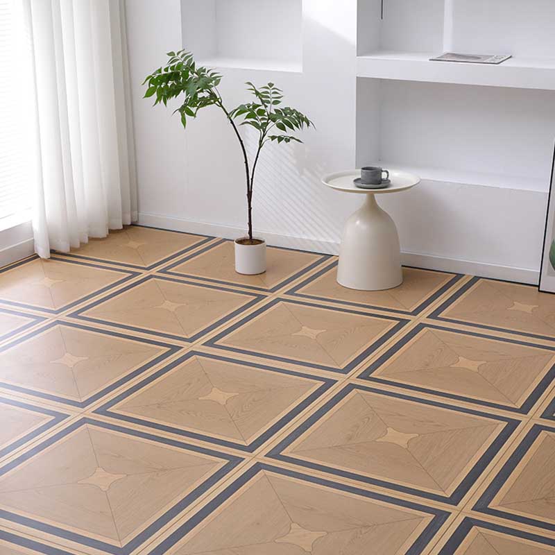 Starburst-Patterned Laminate Flooring