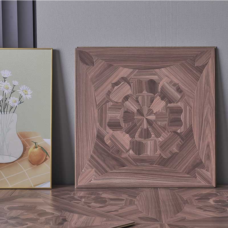 Vintage Rose Curved Laminate Parquet Flooring